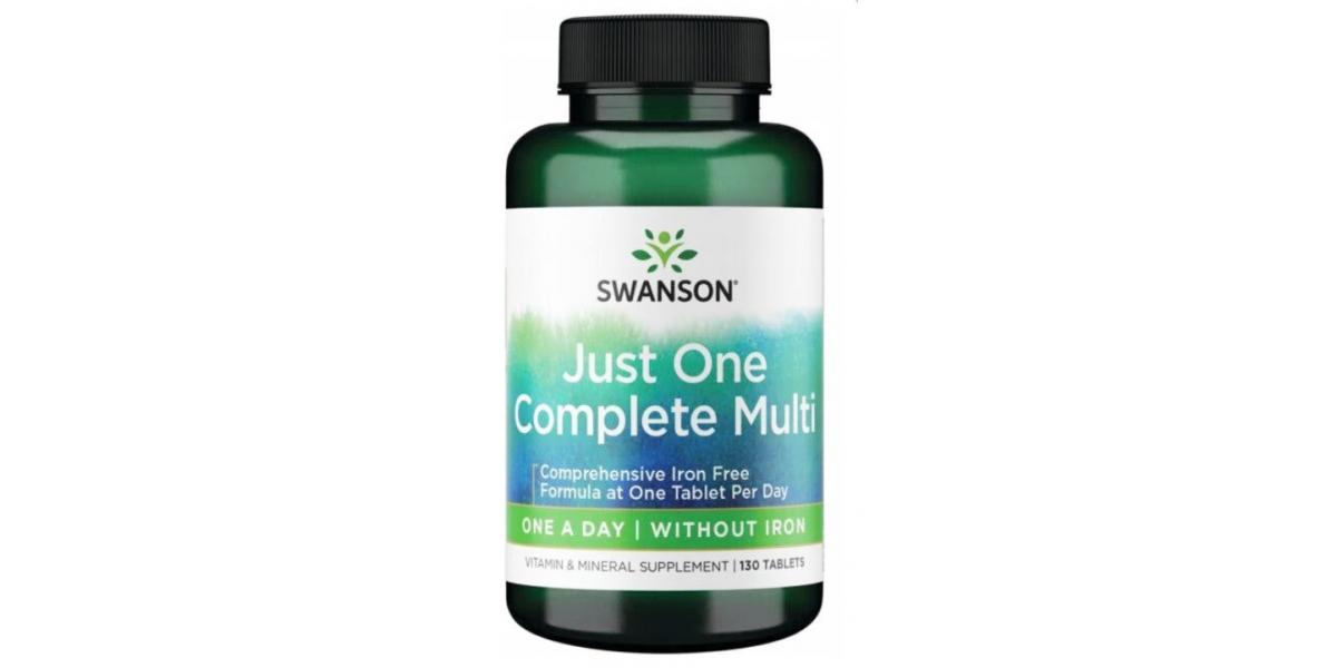 Swanson Just One Complete Multi without Iron - 130 tablets - Vitamins,  Natural Health Products and Sports Supplements